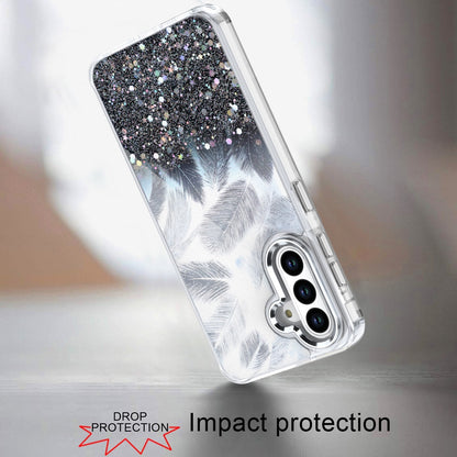 For Samsung Galaxy A17 5G Fashion Epoxy Glitter Shimmer Design, Hybrid Shockproof TPU, Stylish Sparkle Slim TPU Protective Case Cover
