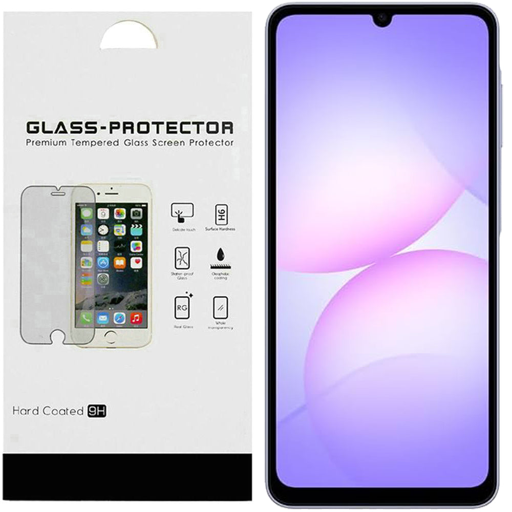 For Samsung Galaxy A07 Screen Protector Tempered Glass Premium HD Clear, Case Friendly, 9H Hardness, 3D Touch Accuracy, Anti-Bubble Film Glass Protector Clear