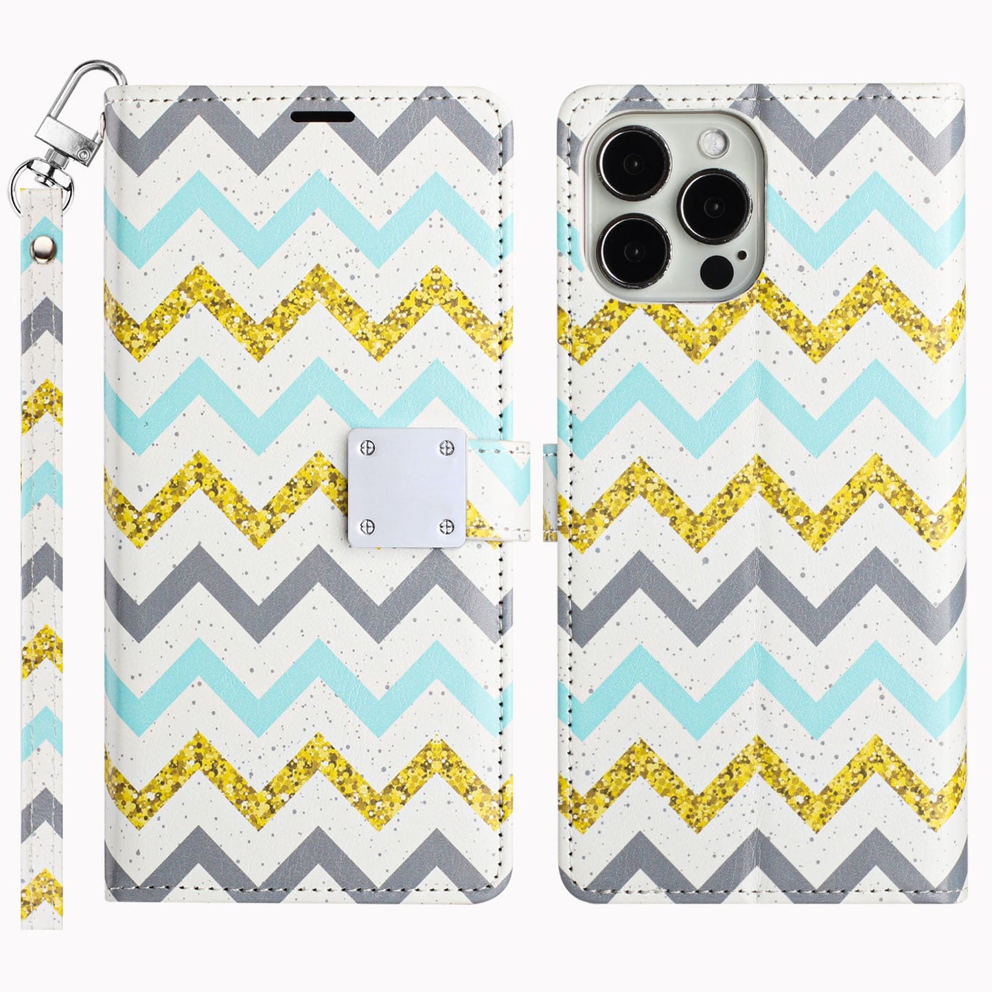 For Samsung Galaxy S24+ Plus Wallet Card Holder Magnetic Closure Shock Protection Lanyard Strap Secure Storage Design Case Cover Antique Flower