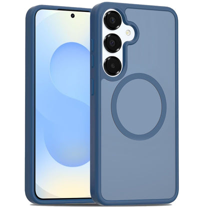 For Samsung Galaxy S24 Fan Edition /Galaxy S24 FE MagSafe Compatible Case Hybrid Soft TPU Bumper Hard Translucent Matte Back Slim Shockproof Case Cover