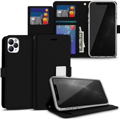 For Samsung Galaxy A37 5G PU leather Wallet 6 Card Slots folio with Wrist Strap & Kickstand Pouch Flip Shockproof Case Cover