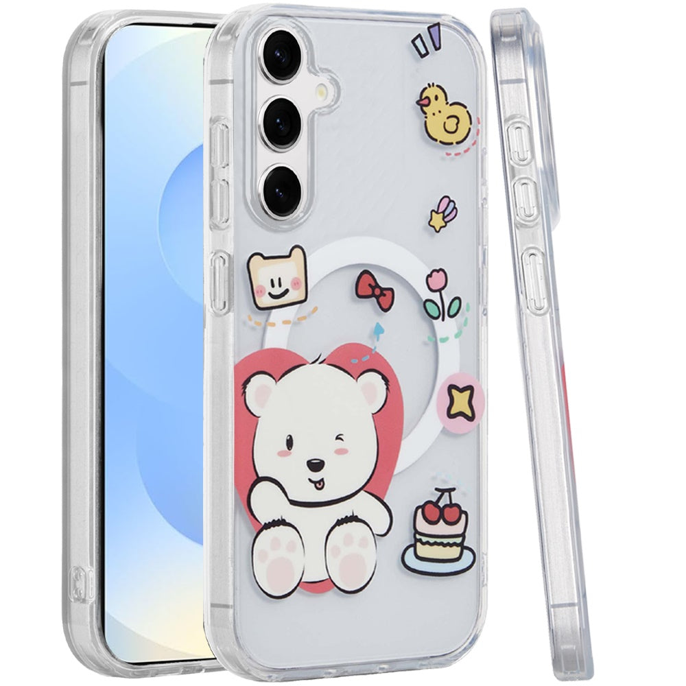 For Samsung Galaxy S24 Fan Edition /Galaxy S24 FE Durable Fashion IMD Printed Design TPU Slim Shockproof Protective Case with Stylish Pattern Case Cover