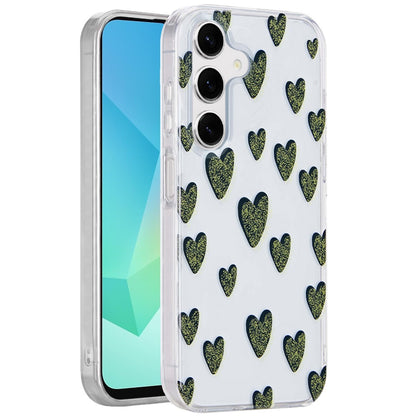 For Samsung Galaxy A16 5G Fashion Layer Design Slim IMD TPU Protective, Shockproof Hybrid Stylish Durable Hard PC Case Cover