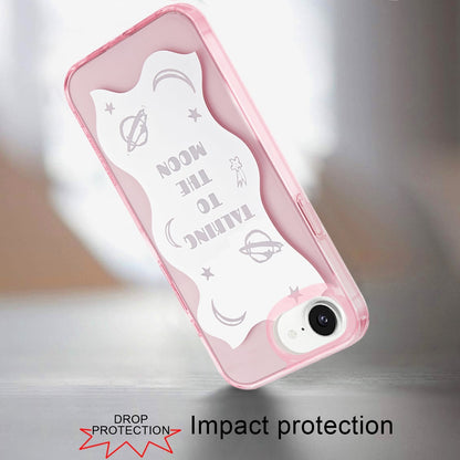 For Apple iPhone 17E /16E Stylish Pattern Fashion IMD Printed Design TPU Double Layer Slim Shockproof with Magnetic Back Case Cover