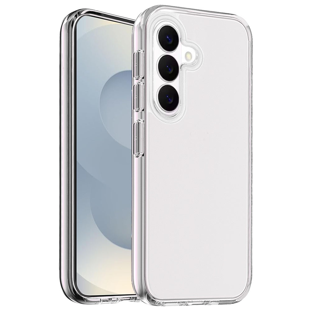 For Samsung Galaxy S26+ / S26 Plus Transparent Shock Absorption PC + TPU Rubber Gel Thick 3mm Hybrid Silicone Slim Fit Back Case Cover