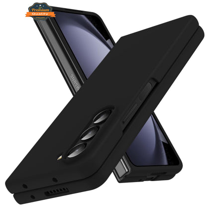 For Samsung Galaxy Z Fold 7 Hybrid Slim Premium Matte Finish TPU Rubber Anti-Slip Grip Full Protection Shockproof Case Cover