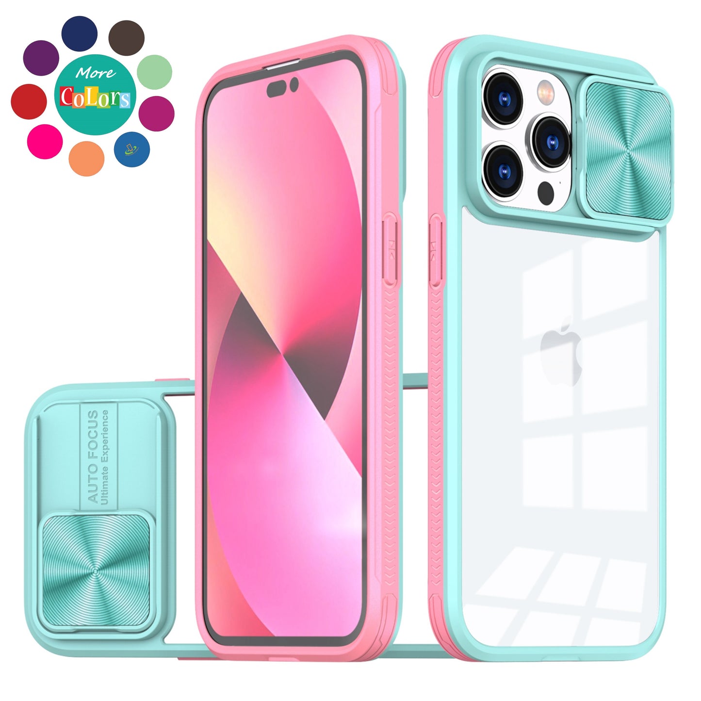 For Samsung Galaxy A36 Hybrid Cases with Sliding Camera Cover Transparent Shockproof Bumper TPU Protective Case Cover
