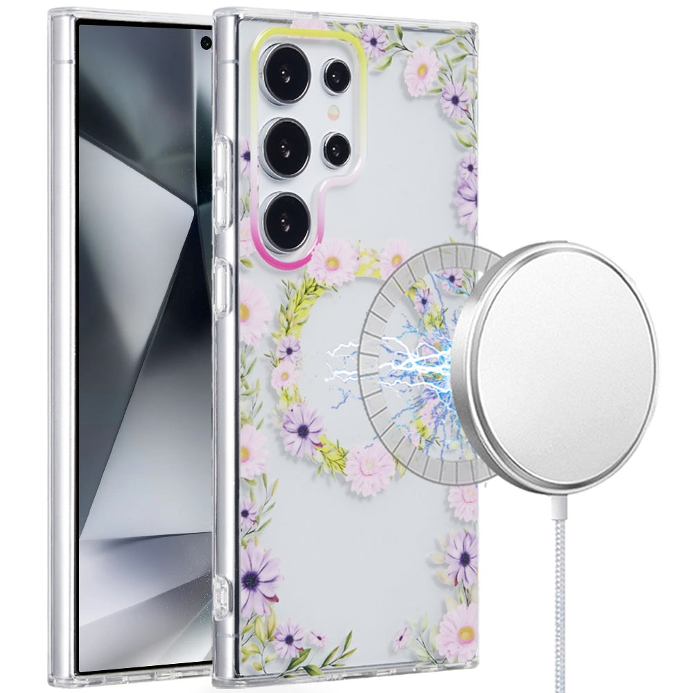 For Samsung Galaxy S24 Fan Edition /Galaxy S24 FE Durable Fashion IMD Printed Design TPU Slim Shockproof Protective Case with Stylish Pattern Case Cover