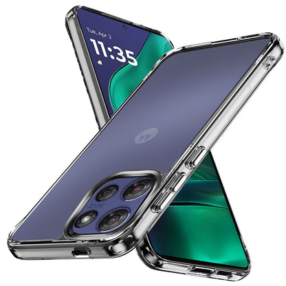 For Motorola Moto G Stylus 5G 2025 Shockproof Slim Crystal Clear Transparent Hybrid Cover with Enhanced Drop Protection Case Cover Transparent