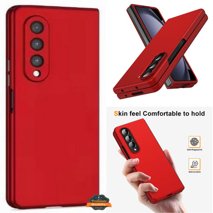 For Samsung Galaxy Z Fold 7 Hybrid Slim Premium Matte Finish TPU Rubber Anti-Slip Grip Full Protection Shockproof Case Cover