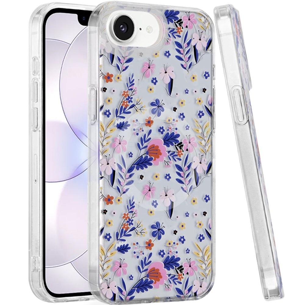 Phone Case for Apple iPhone 17E /16E Stylish Design Shockproof Magnetic TPU IMD Print Rugged Grip Drop Protection Slim Fit Fashion Cover