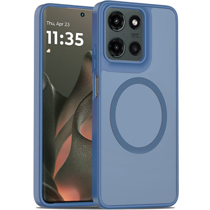 For Motorola Edge 2025 MagSafe Compatible Case Hybrid Soft TPU Bumper Hard Translucent Matte Back Slim Shockproof Case Cover