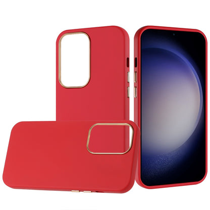 For Apple iPhone 17 Pro Hybrid Armor Shockproof, Durable Bumper Rubber Gummy Gel Slick Hard PC Silicone TPU Case Cover Red