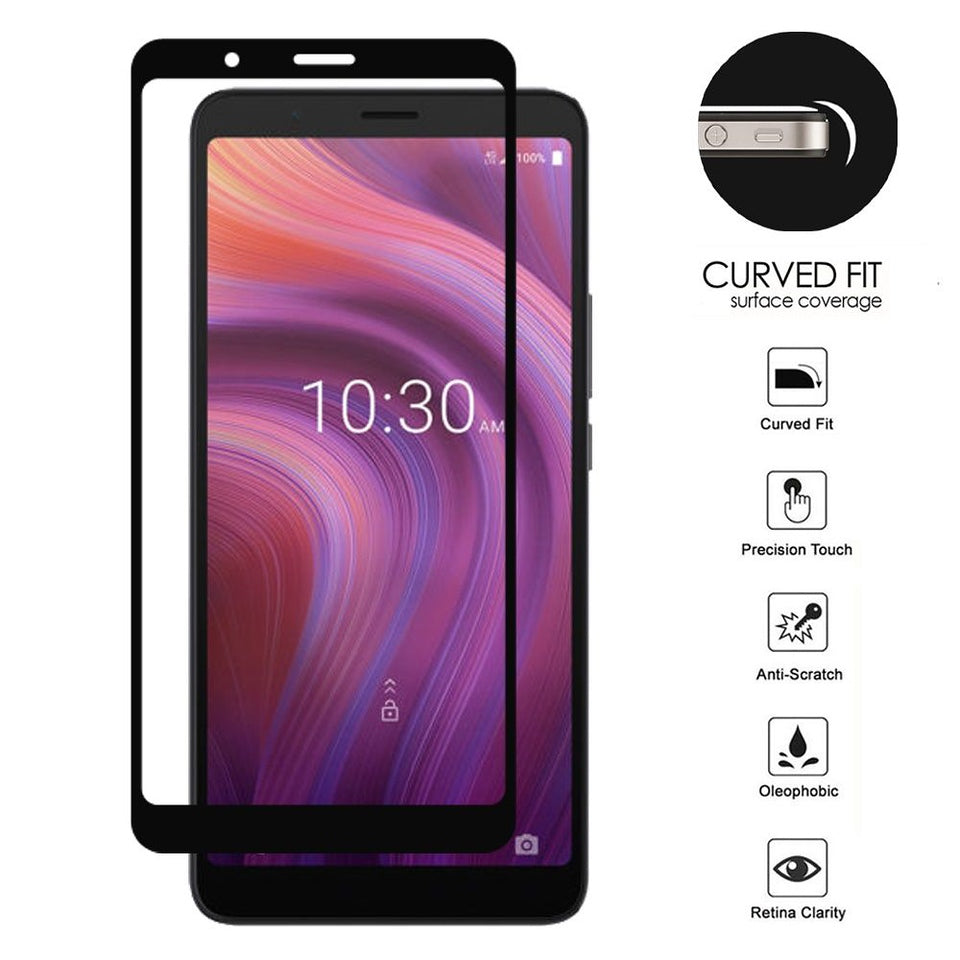 For Apple iPhone 17 /17 Air /17 Pro/ 17 Pro Max Tempered Glass Screen Protector [Full Coverage] Curved Black Edged 9H Hardness Glass Screen Protector Protector