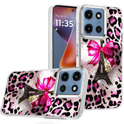 For Motorola Moto G 5G 2025 Fashion Beautiful Epoxy Design Hybrid Fashion Stylish TPU Protective, Shockproof Hybrid PC Case Cover