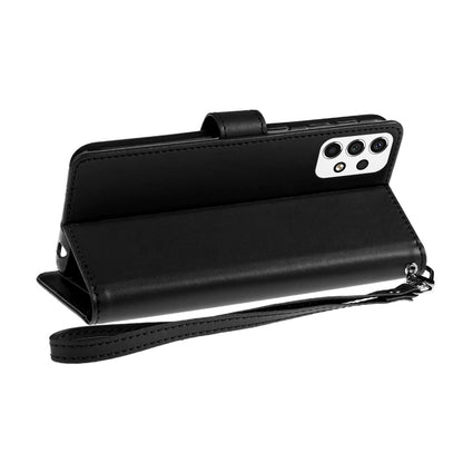 For iPhone 14 Pro Max (6.7") Wallet Case with ID/ Card Holder, Wristlet Strap, Magnetic TPU Protective Shockproof Folio Flip Case Cover
