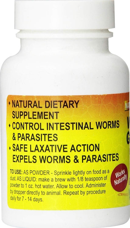 Nature Zone Worm Guard Controls Internal Worms and Parasites for Amphibians, Reptiles, and Turtles [Reptile Supplies] 2 oz