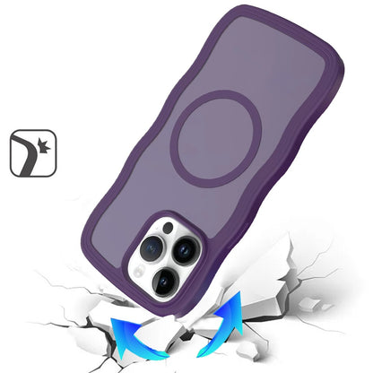 For Apple iPhone 16 Pro Max Grip Hand Magnetic Hybrid Case Shockproof Protection Matte Skin Rubber TPU + PC Case Cover