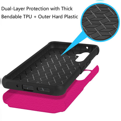 For Motorola Moto G Stylus 5G 2025 Premium Slim Tough 2in1 Hybrid Case Dual-Layer PC TPU Rubber Armor with Shockproof Protection Case Cover