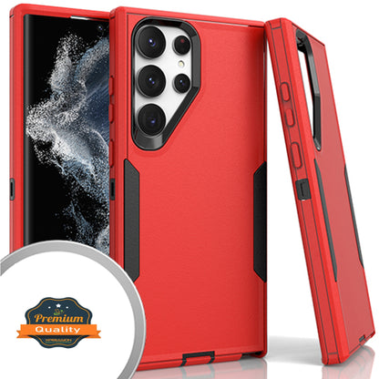 For Samsung Galaxy S25 Ultra Tough Hybrid Shockproof Silicone Rubber TPU + Hard PC Heavy Duty Three Layer Armor Protection Case Cover