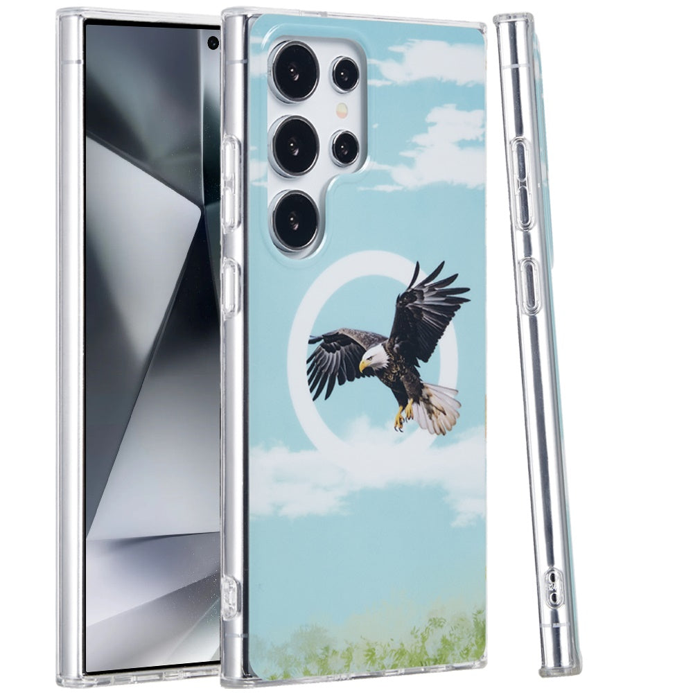 For Samsung Galaxy S24 Ultra Durable Fashion IMD Printed Design TPU Slim Shockproof Protective Case with Stylish Pattern Case Cover