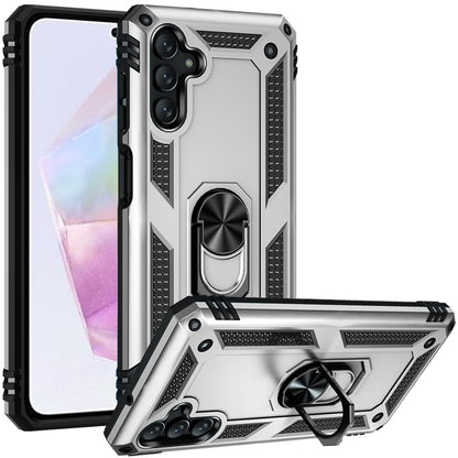 For Samsung Galaxy A36 Hybrid Shockproof Durable 360 Degree Rotatable Ring Stand Holder Kickstand Fit Magnetic Car Mount Case Cover
