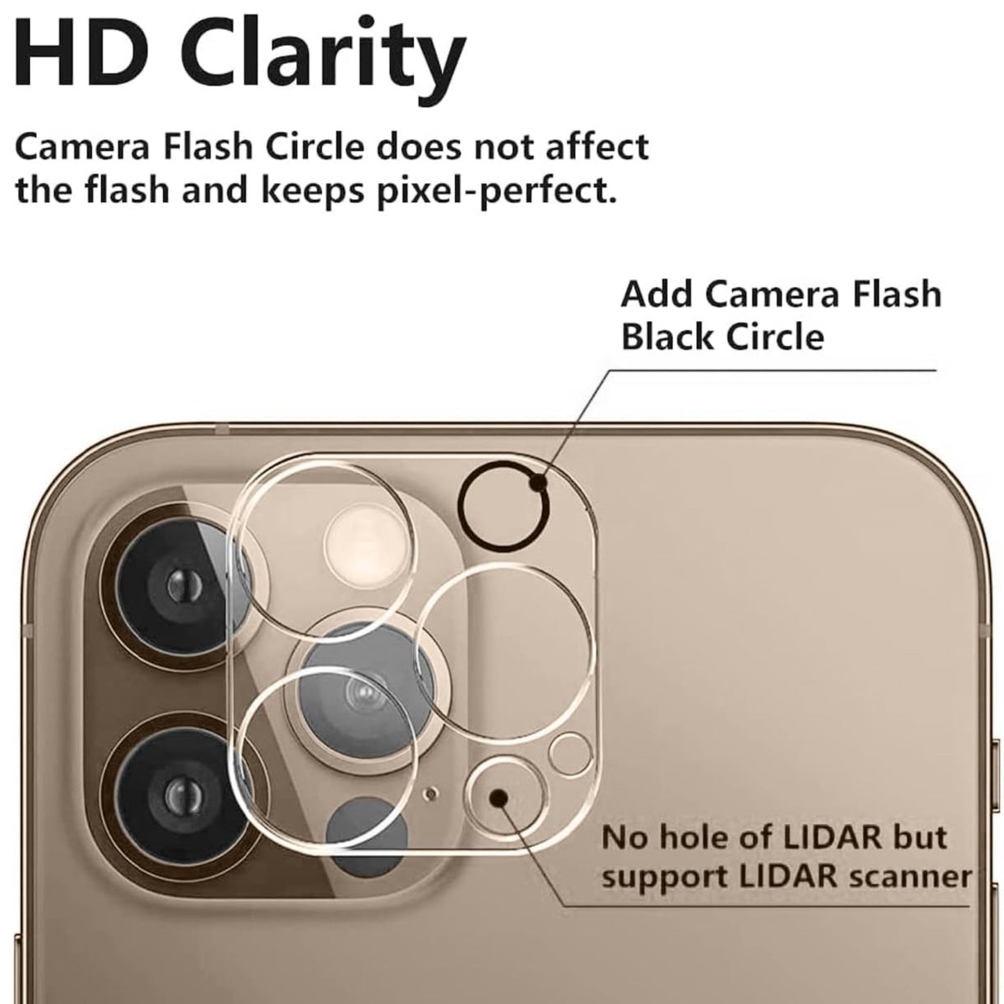 For Google Pixel 9 Pro XL Camera Lens Protector HD Clear Back Camera Protector Tempered Glass, Case Friendly, Ultra-Thin, Easy Installation Case Cover Clear