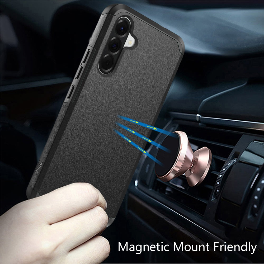 Phone Case for Samsung Galaxy A37 Slim Tough Shockproof Heavy Duty Hybrid Armor Anti Slip Durable Grip Dual Layer TPU Protective Hard Shell Cover