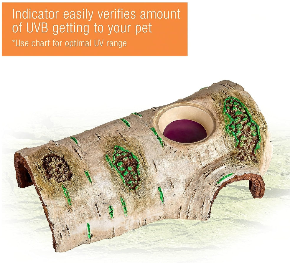 Zilla Rapid Sense Decor Poplar Log [Reptile Supplies] Large - 1 count