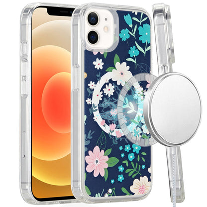 For Apple iPhone 16 (6.1") Magsafe Case Cute Pattern Design Durable Shockproof SlimTPU Hard Back [Compatible with Magsafe] Case Cover