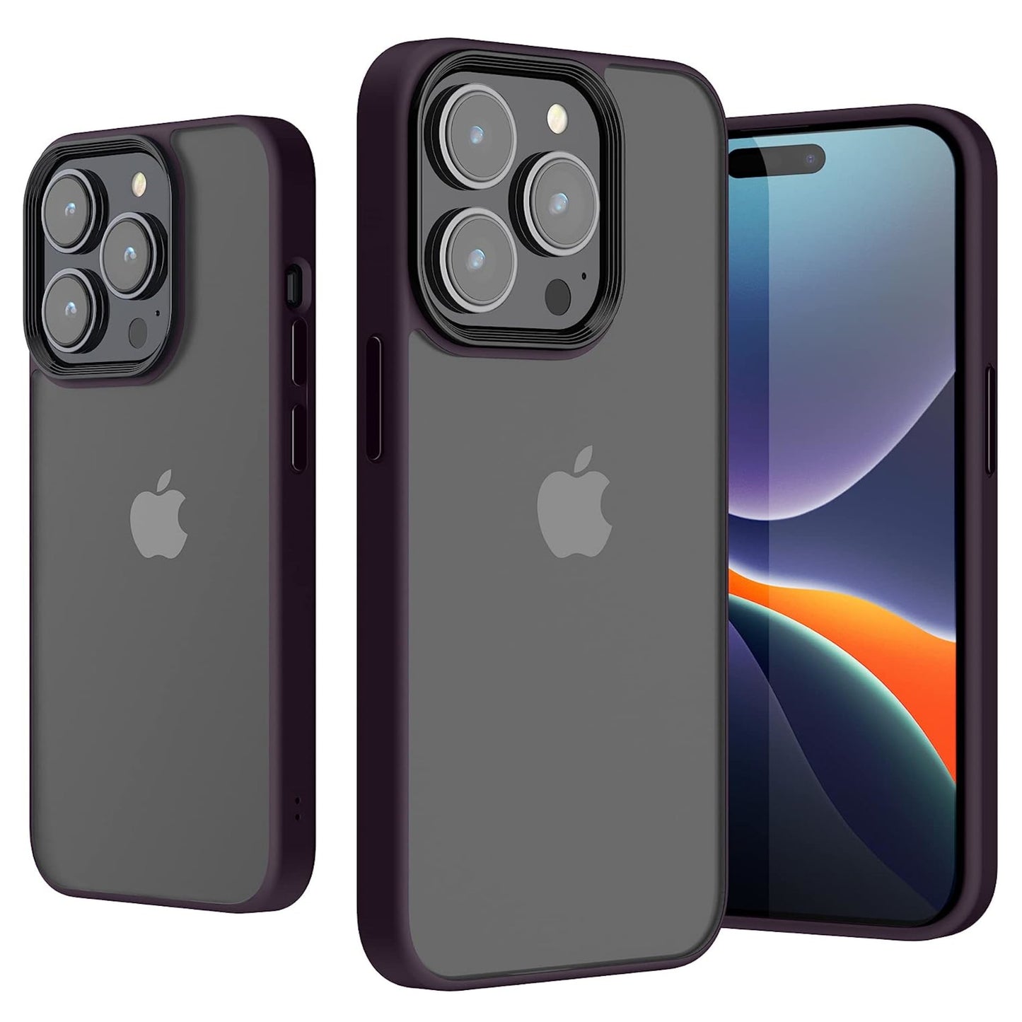 For Samsung Galaxy A16 5G Translucent Hybrid Matte Frosted Slim Fit Ultra-Thin Protective TPU Edges Bumper Frame Case Cover