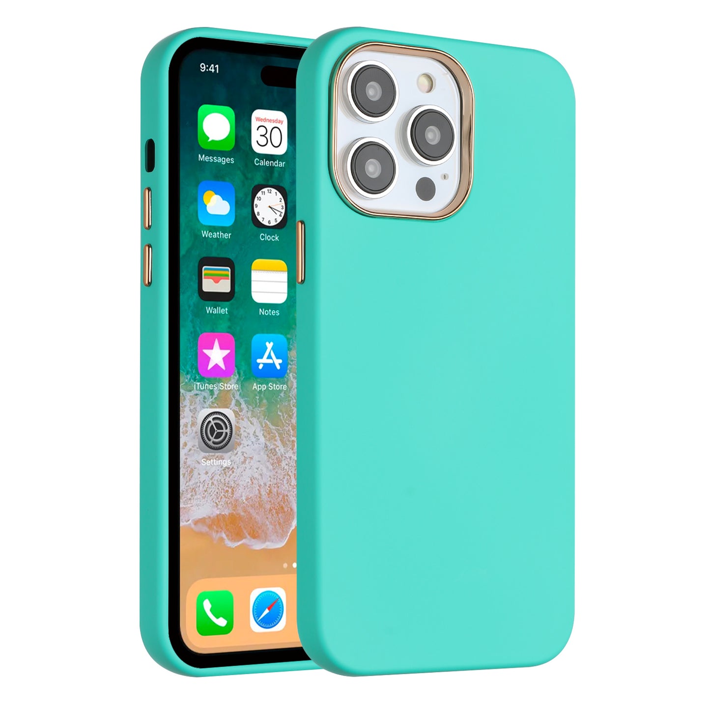 For Samsung Galaxy S26+ / S26 Plus Slim Classic Hybrid Around Rubber Gummy Gel Slick Hard PC Silicone TPU Chromed Button Case Cover