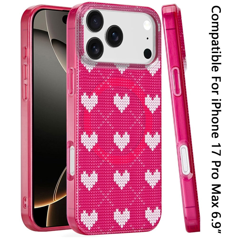 For Apple iPhone 17 Pro Max Stylish Pattern Fashion IMD Printed Design TPU Slim Shockproof Protective with Magnetic Back Case Cover