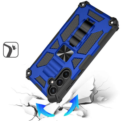 For Samsung Galaxy S26+ / S26 Plus Hybrid Shockproof [Military Grade] Rugged Protective with Magnetic Car Mount & Invisible Stand Case Cover
