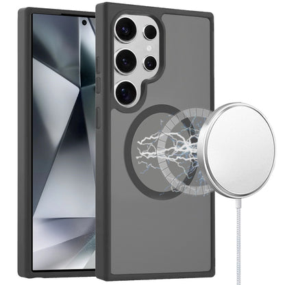 For Samsung Galaxy S26 Ultra MagSafe Compatible Case Hybrid Soft TPU Bumper Hard Translucent Matte Back Slim Shockproof Case Cover