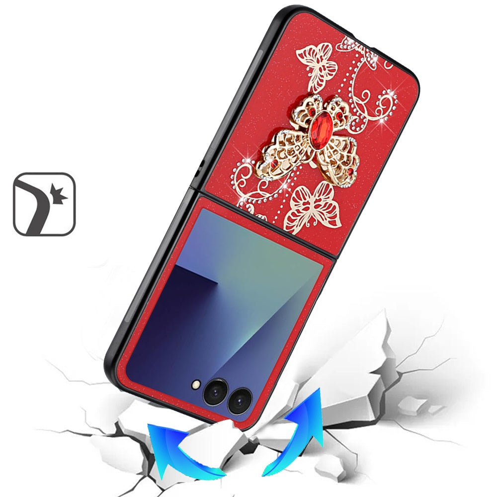 For Google Pixel 10 Pro Fold Diamonds 3D Fashion Bling Sparkly Glitter Ornaments Engraving Hybrid with Ring Stand Case Cover