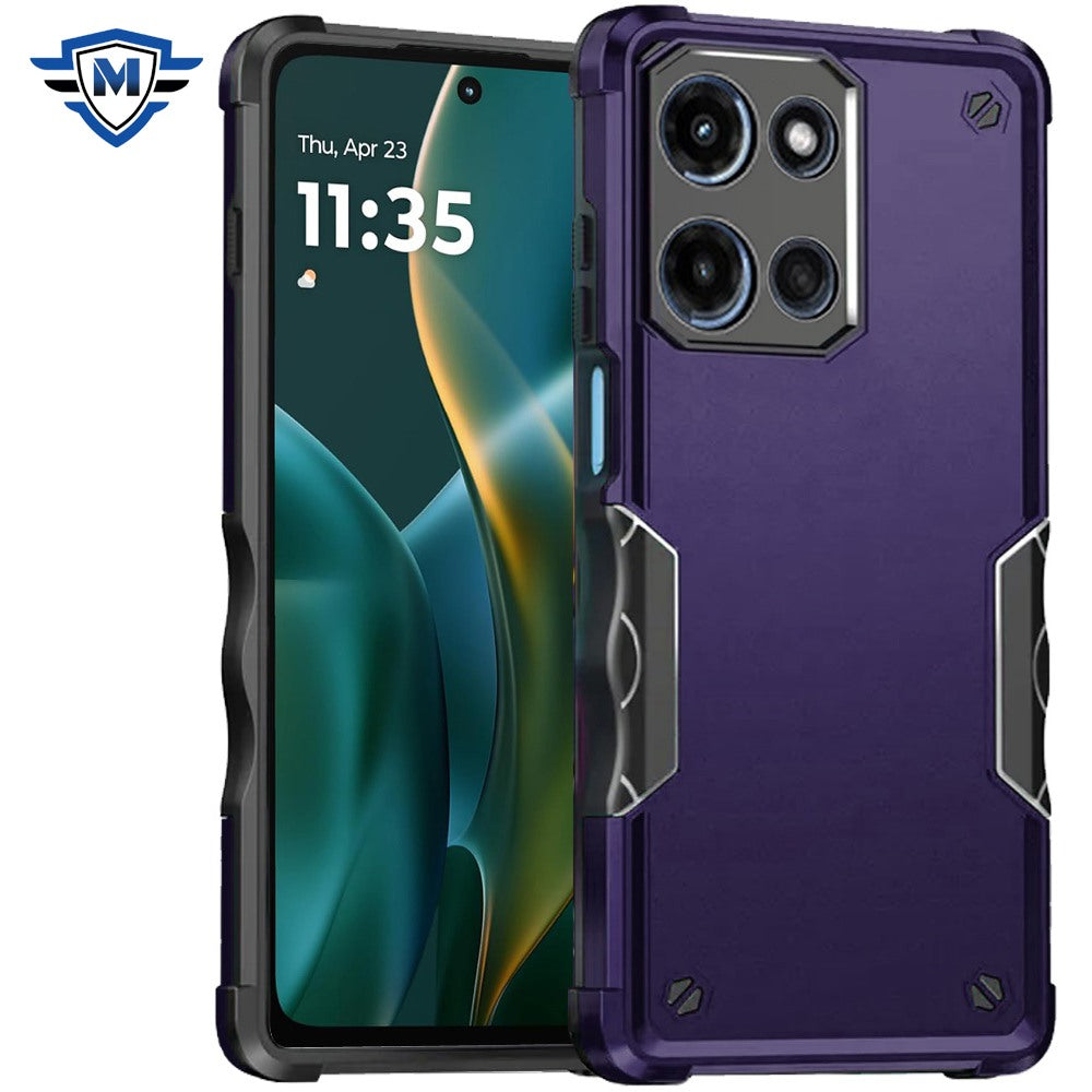 For Motorola Moto G Stylus 5G 2025 Slim Fit Back Hybrid Lightweight Shockproof 2-in-1 Hybrid Hard PC Bumper Frame Armor Protection Case Cover