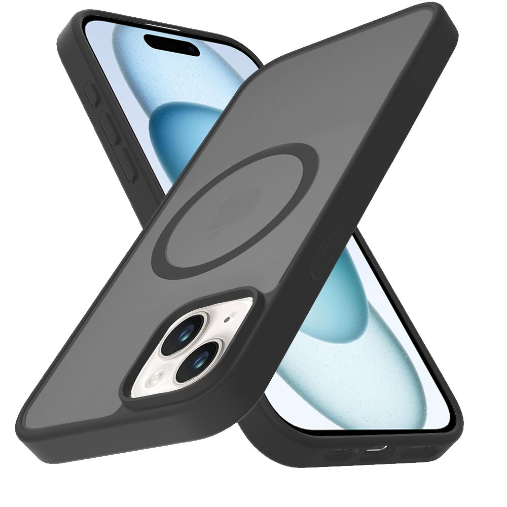 For Motorola Razr 2024 Magnetic Case Hybrid Soft TPU Rubber Bumper Hard Translucent Matte Back Slim Shockproof Case Cover