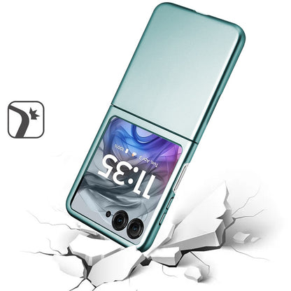 For Motorola Razr 2025 Premium Matte Finish Snap On Slim Flip Hybrid Shockproof Hard PC + Soft Rubber TPU Case Cover