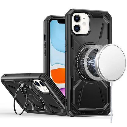 For Samsung Galaxy S26 Ultra Hybrid Magnetic Ring and 360° Rotational Kickstand with MagSafe Compatible, Military Grade Drop Protection Case Cover