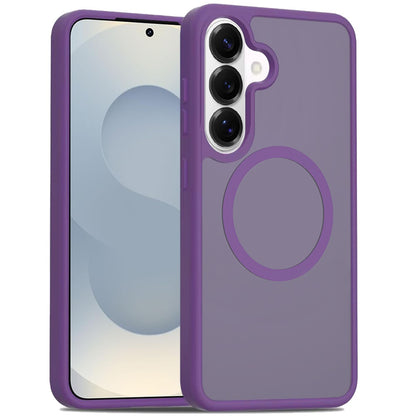 For Samsung Galaxy S26 MagSafe Compatible Case Hybrid Soft TPU Bumper Hard Translucent Matte Back Slim Shockproof Case Cover