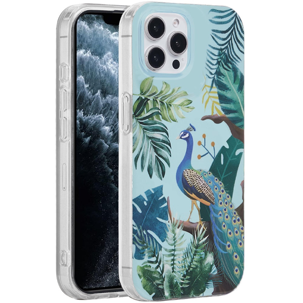 For Apple iPhone 11 Pro Max Fashion Layer Design Slim IMD TPU Protective, Shockproof Hybrid Stylish Durable Hard PC Case Cover