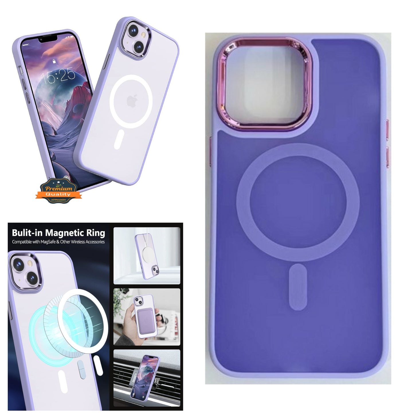 For Samsung Galaxy S26 Compatible with MagSafe Strong Magnetic Slim Translucent Matte Back TPU Shockproof Design Case Cover
