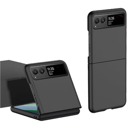 For Samsung Galaxy Z Flip 7 Painted Matte Finish TPU Silicone Case, Soft Grip Shockproof Slim Thin, Non-Slip Texture Case Cover Black