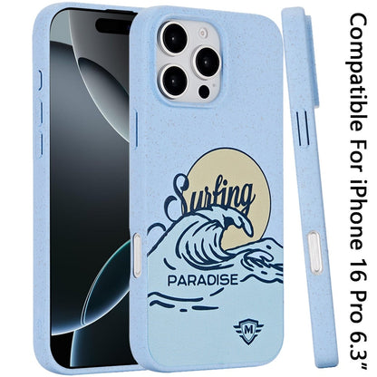 For Apple iPhone 16 Pro Biodegradable Eco Friendly Slim Design TPU Shockproof Protection Lightweight Durable Sustainable Material Case Cover