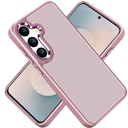 For Samsung Galaxy S26+ / S26 Plus Slim Fit Thin Hybrid,Frosted Matte Polished Acrylic Hard PC with TPU Rubber Frame Case Cover