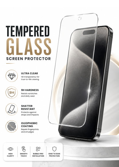 Screen Protector for Google Pixel 10A Screen Guard Tempered Glass HD Transparent Scratch-Proof Bubble Free Fingerprint Resistant 9H Tempered Glass