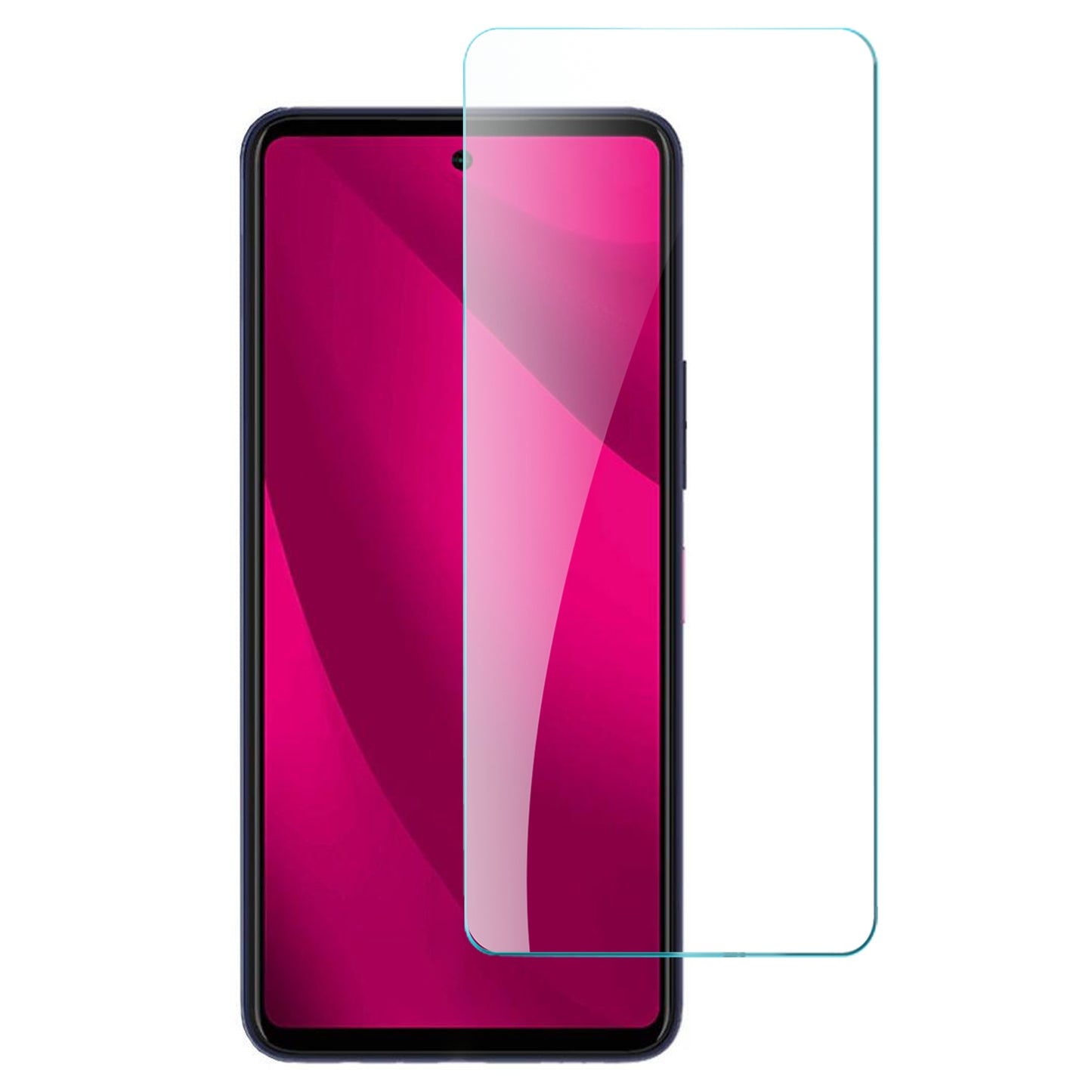 For T-Mobile Revvl 7 Pro 5G Tempered Glass Screen Protector, Clear HD Anti-Scratch Protective Film, Touch Sensitive, Easy Install, Bubble-Free Protector Clear