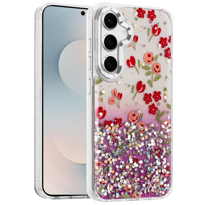 For Samsung Galaxy S25 Fan Edition /Galaxy S25 FE Fashion Beautiful Epoxy Design Hybrid Fashion Stylish TPU Protective, Shockproof Hybrid PC Case Cover