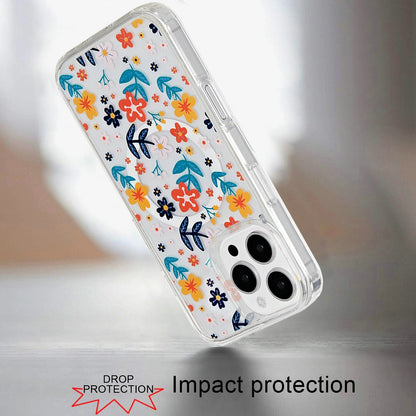 For Apple iPhone 16 Pro Cute Fashion Pattern Design, Durable Shockproof Slim TPU Hard Back, MagSafe Compatible Case Cover